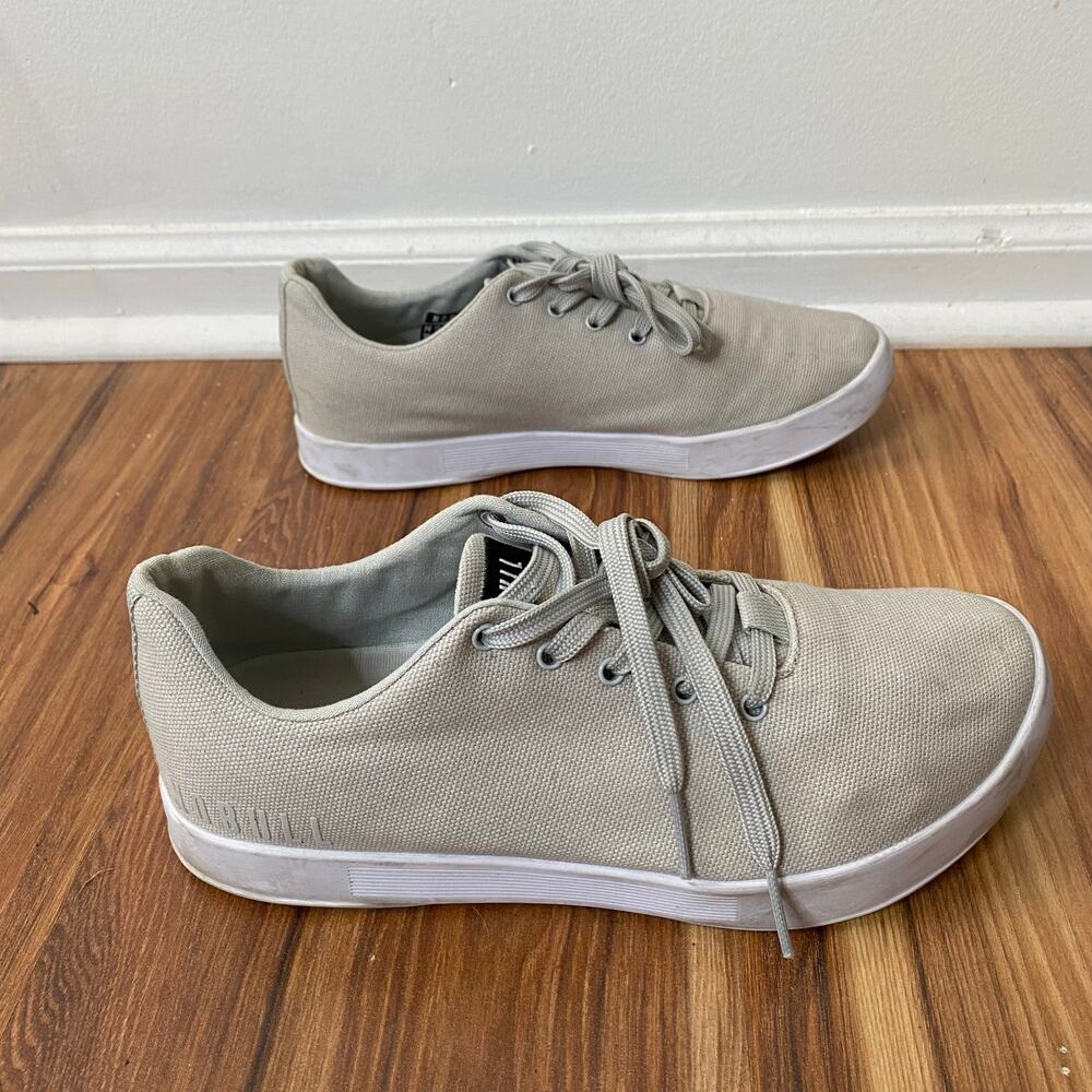 NOBULL Gray Canvas Lace Up Trainers Women’s Size 10 - Picture 5 of 10